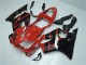 Billige Honda CBR600 F4i Motorrad Verkleidung 2001-2003 - Rot Glanzendes Schwarz