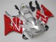 Billige Honda CBR600 F4i Motorrad Verkleidungen Kit 2001-2003 - Silber Rot