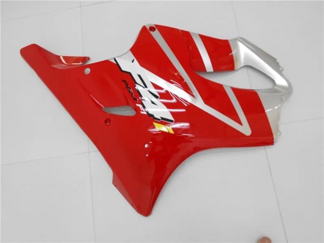 Billige Honda CBR600 F4i Motorrad Verkleidungen Kit 2001-2003 - Silber Rot