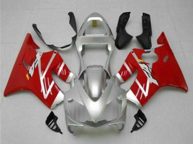 Billige Honda CBR600 F4i Motorrad Verkleidungen Kit 2001-2003 - Silber Rot