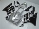 Billige Honda CBR600 F4i Motorrad Verkleidung 2001-2003 - Silber Glanzendes Schwarz