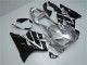 Billige Honda CBR600 F4i Motorrad Verkleidung 2001-2003 - Silber Glanzendes Schwarz