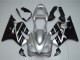 Billige Honda CBR600 F4i Motorrad Verkleidung 2001-2003 - Silber Glanzendes Schwarz