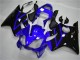 Billige Honda CBR600 F4i Motorrad Verkleidung 2001-2003 - Blau Glanzendes Schwarz