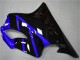 Billige Honda CBR600 F4i Motorrad Verkleidung 2001-2003 - Blau Glanzendes Schwarz
