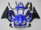 Billige Honda CBR600 F4i Motorrad Verkleidung 2001-2003 - Blau Glanzendes Schwarz