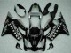 Billige Honda CBR600 F4i Motorrad Verkleidung 2001-2003 - Glanzendes Schwarz Silber SevenStars