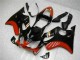 Billige Honda CBR600 F4i Motorrad Verkleidung Kit 2001-2003 - Rot Glanzendes Schwarz
