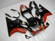 Billige Honda CBR600 F4i Motorrad Verkleidung Kit 2001-2003 - Rot Glanzendes Schwarz