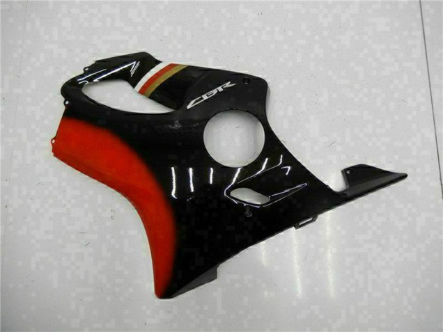 Billige Honda CBR600 F4i Motorrad Verkleidung Kit 2001-2003 - Rot Glanzendes Schwarz