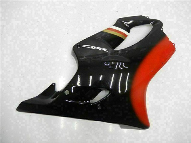 Billige Honda CBR600 F4i Motorrad Verkleidung Kit 2001-2003 - Rot Glanzendes Schwarz