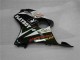 Billige Honda CBR600 F4i Motorrad Verkleidung 2001-2003 - Weiss Gelb Glanzendes Schwarz Playboy