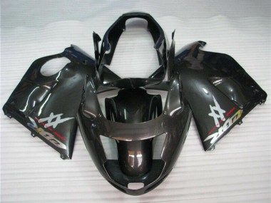 Billige Honda CBR1100XX Blackbird Motorrad Verkleidung 1996-2007 - Glanzendes Schwarz