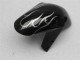 Billige Suzuki GSXR 600/750 Motorrad Verkleidung 2001-2003 - Glanzendes Schwarz Silber Flamme