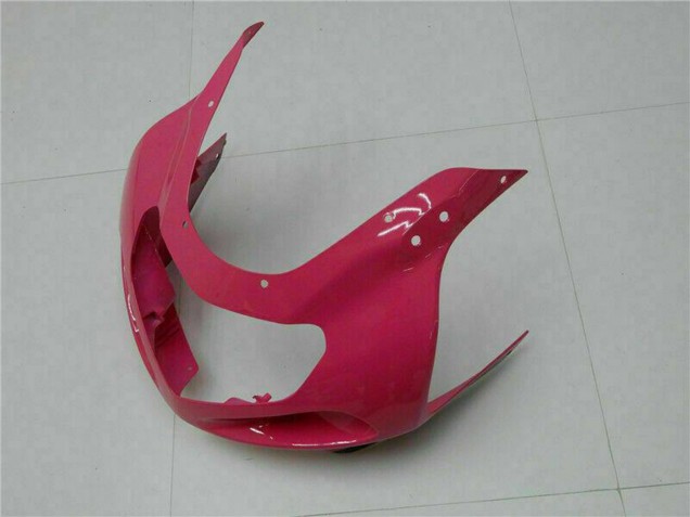 Billige Suzuki GSXR 600/750 Motorrad Verkleidung 2001-2003 - Rosa Silber Glanzendes Schwarz