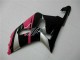 Billige Suzuki GSXR 600/750 Motorrad Verkleidung 2001-2003 - Rosa Silber Glanzendes Schwarz