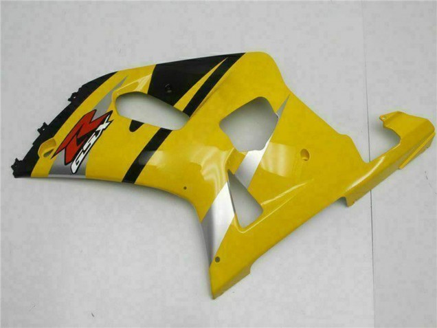 Billige Suzuki GSXR 600/750 Motorrad Verkleidung 2001-2003 - Gelb Schwarz
