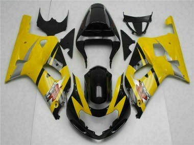 Billige Suzuki GSXR 600/750 Motorrad Verkleidung 2001-2003 - Gelb Schwarz