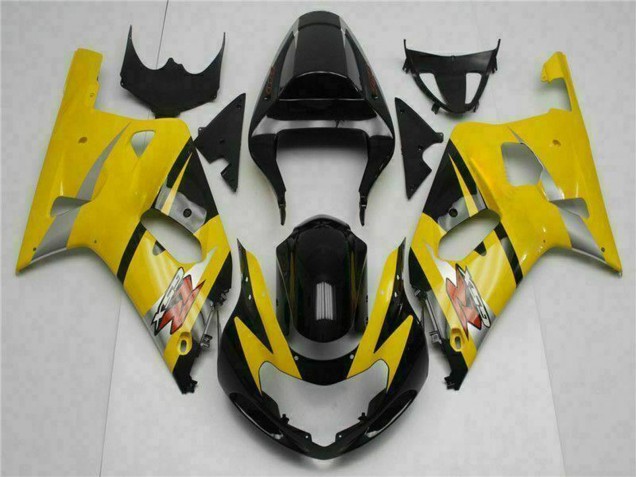 Billige Suzuki GSXR 600/750 Motorrad Verkleidung 2001-2003 - Gelb Schwarz