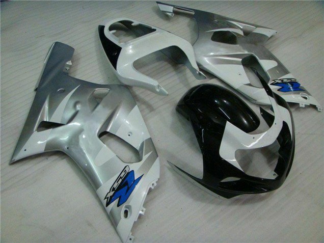 Billige Suzuki GSXR 600/750 Motorrad Verkleidung 2001-2003 - Gelb Glanzendes Schwarz
