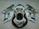 Billige Suzuki GSXR 600/750 Motorrad Verkleidung 2001-2003 - Gelb Glanzendes Schwarz