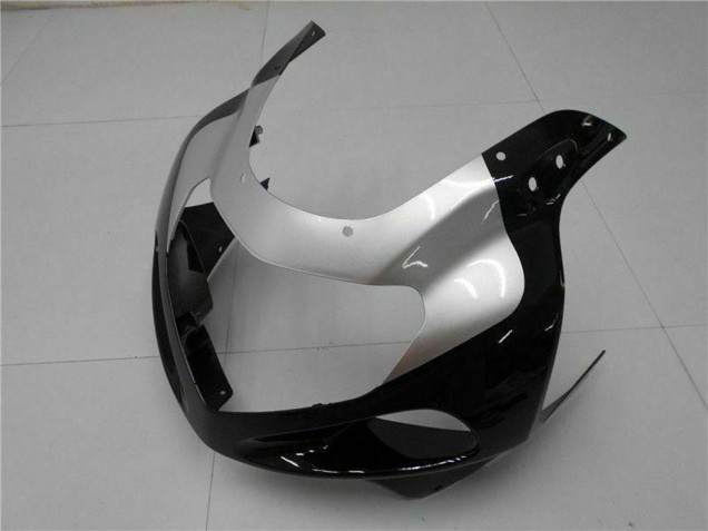 Billige Suzuki GSXR 600/750 Motorrad Verkleidung 2001-2003 - Silber Glanzendes Schwarz Rot