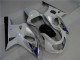 Billige Suzuki GSXR 600/750 Motorrad Verkleidung 2001-2003 - Weiss Silber Blau Schwarz