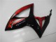 Billige Suzuki GSXR 600/750 Motorrad Verkleidung 2006-2007 - Rot Glanzendes Schwarz