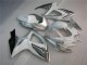 Billige Suzuki GSXR 600/750 Motorrad Verkleidung 2006-2007 - Weiss Silber