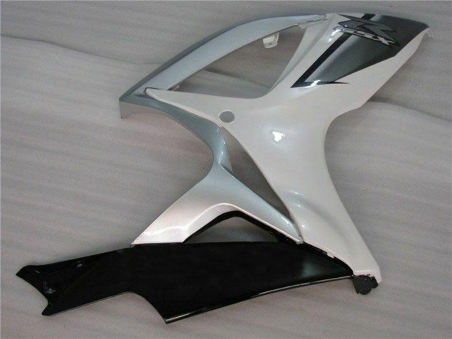 Billige Suzuki GSXR 600/750 Motorrad Verkleidung 2006-2007 - Weiss Silber