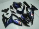 Billige Suzuki GSXR 600/750 Motorrad Verkleidung 2006-2007 - Glanzendes Schwarz Blau