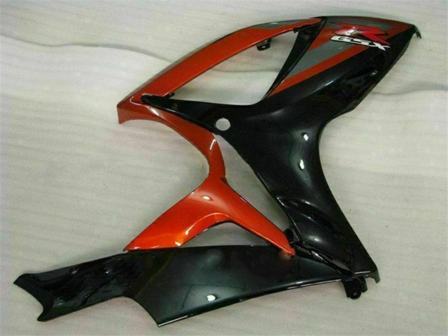 Billige Suzuki GSXR 600/750 Motorrad Verkleidung 2006-2007 - Glanzendes Schwarz Rot