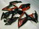 Billige Suzuki GSXR 600/750 Motorrad Verkleidung 2006-2007 - Glanzendes Schwarz Rot