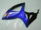Billige Suzuki GSXR 600/750 Motorrad Verkleidung 2006-2007 - Blau Weiss Glanzendes Schwarz Rot