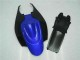 Billige Suzuki GSXR 600/750 Motorrad Verkleidung 2006-2007 - Blau Weiss Glanzendes Schwarz Rot