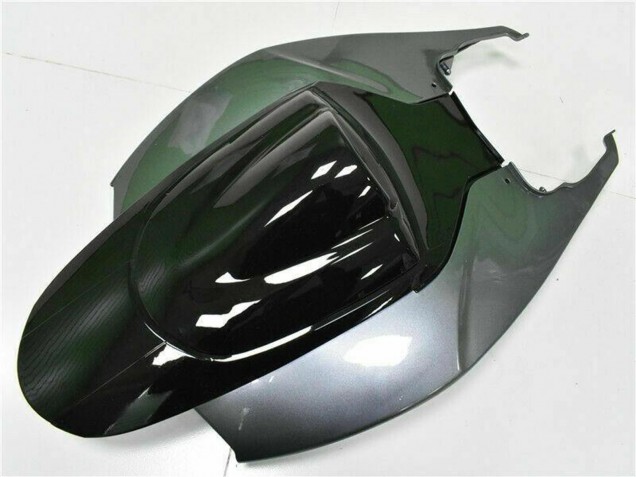 Billige Suzuki GSXR 600/750 Motorrad Verkleidung 2006-2007 - Silber Glanzendes Schwarz
