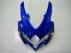 Billige Suzuki GSXR 600/750 Motorrad Verkleidung 2008-2010 - Blau Gelb Hai