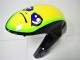 Billige Suzuki GSXR 600/750 Motorrad Verkleidung 2008-2010 - Blau Gelb Hai