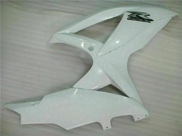 Billige Suzuki GSXR 600/750 Motorrad Verkleidung 2008-2010 - Weiss