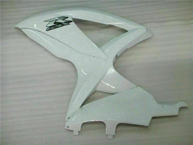 Billige Suzuki GSXR 600/750 Motorrad Verkleidung 2008-2010 - Weiss