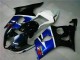 Billige Suzuki GSXR 1000 Abs Motorrad Verkleidungen 2003-2004 - Weiss Blau Glanzendes Schwarz Rot