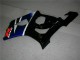 Billige Suzuki GSXR 1000 Abs Motorrad Verkleidungen 2003-2004 - Weiss Blau Glanzendes Schwarz Rot