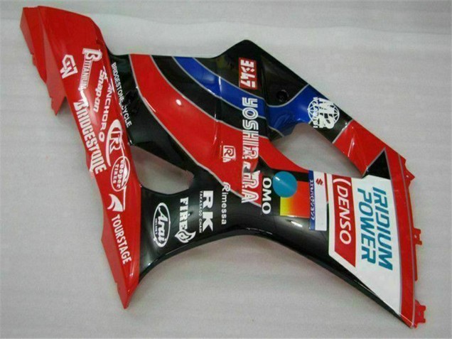 Billige Suzuki GSXR 1000 Motorrad Verkleidung 2003-2004 - Rot Schwarz Blau Yoshimura