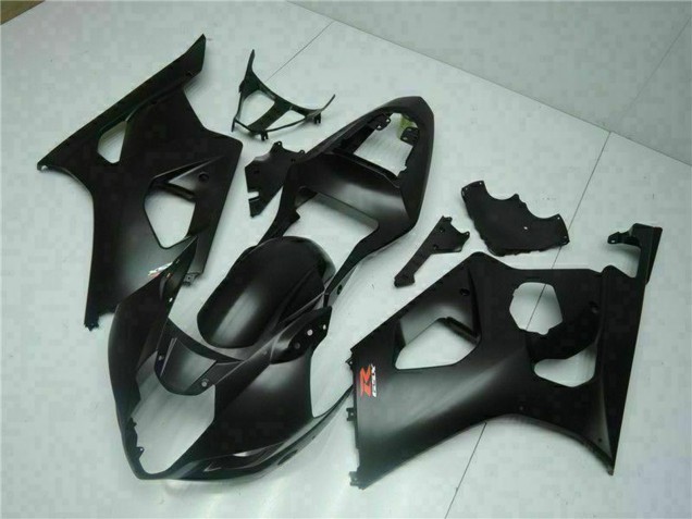 Billige Suzuki GSXR 1000 Motorrad Verkleidung 2003-2004 - Matt Schwarz Rot