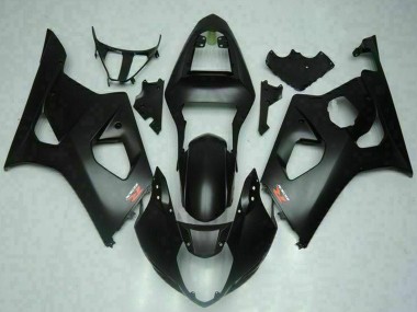 Billige Suzuki GSXR 1000 Motorrad Verkleidung 2003-2004 - Matt Schwarz Rot