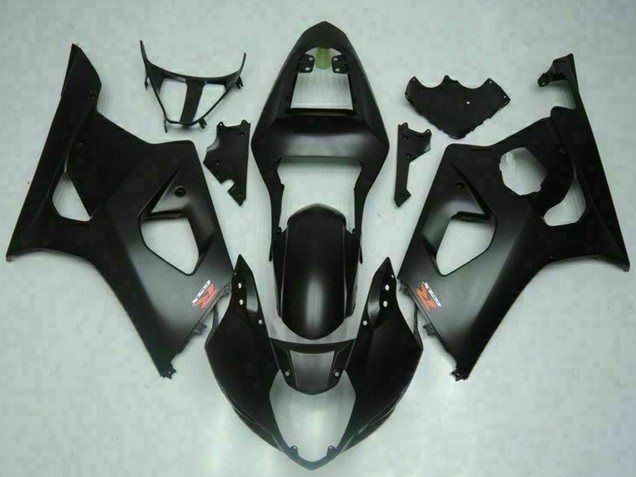 Billige Suzuki GSXR 1000 Motorrad Verkleidung 2003-2004 - Matt Schwarz Rot
