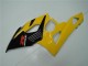 Billige Suzuki GSXR 1000 Motorrad Verkleidung 2005-2006 - Gelb Glanzendes Schwarz Rot