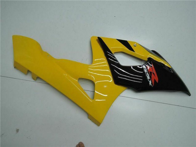 Billige Suzuki GSXR 1000 Motorrad Verkleidung 2005-2006 - Gelb Glanzendes Schwarz Rot