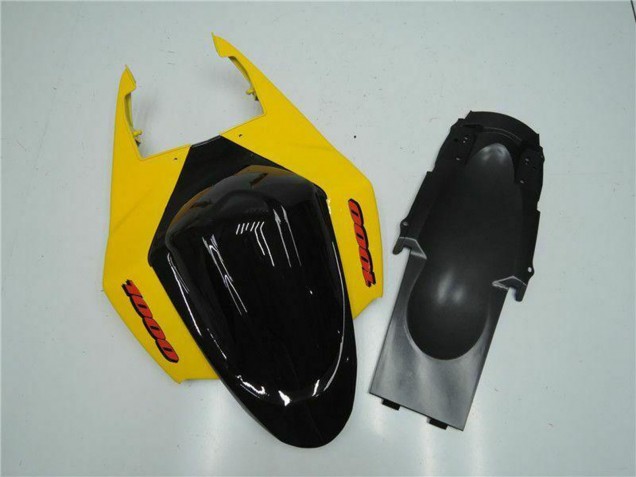 Billige Suzuki GSXR 1000 Motorrad Verkleidung 2005-2006 - Gelb Glanzendes Schwarz Rot