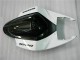 Billige Suzuki GSXR 1000 Motorrad Verkleidung 2005-2006 - Weiss Glanzendes Schwarz